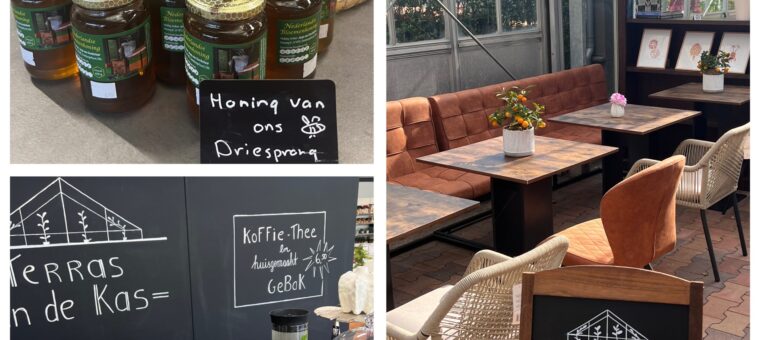 Nieuw: Terras in de Kas